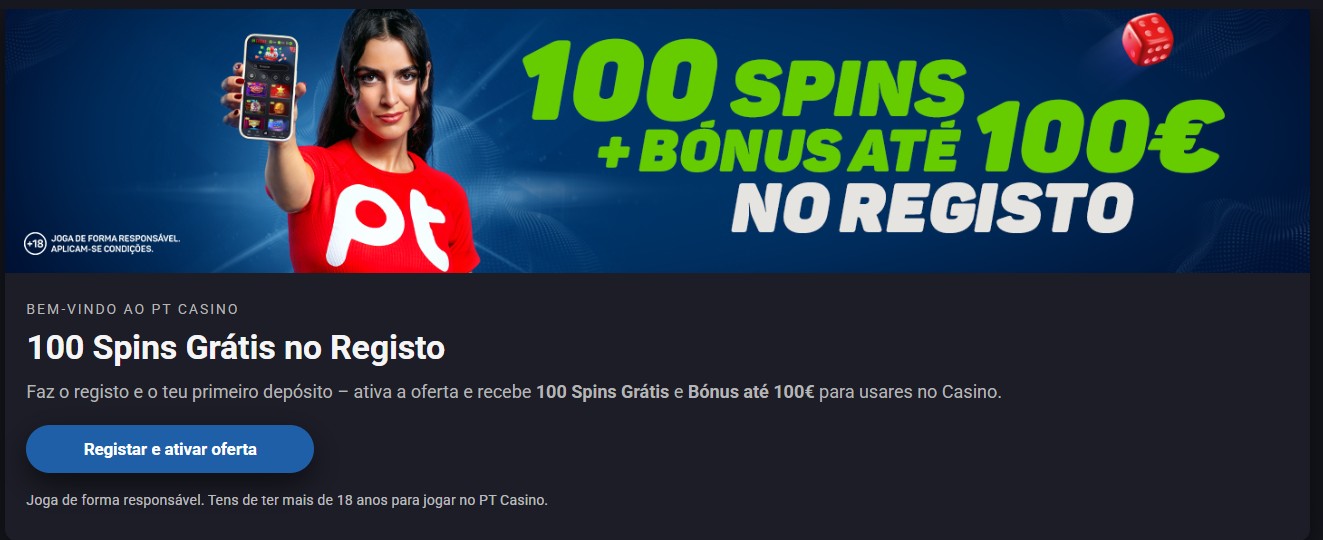 Bonus de registo de casino no casino placard portugal