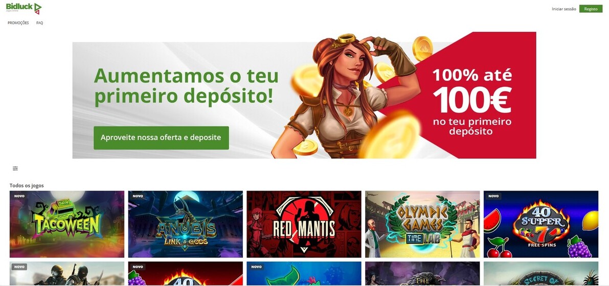 Homepage Bidluck