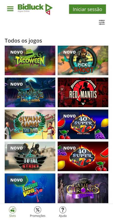 Homepage Bidluck