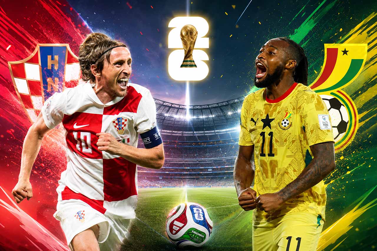 Jogadores a seguir Croácia vs Gana