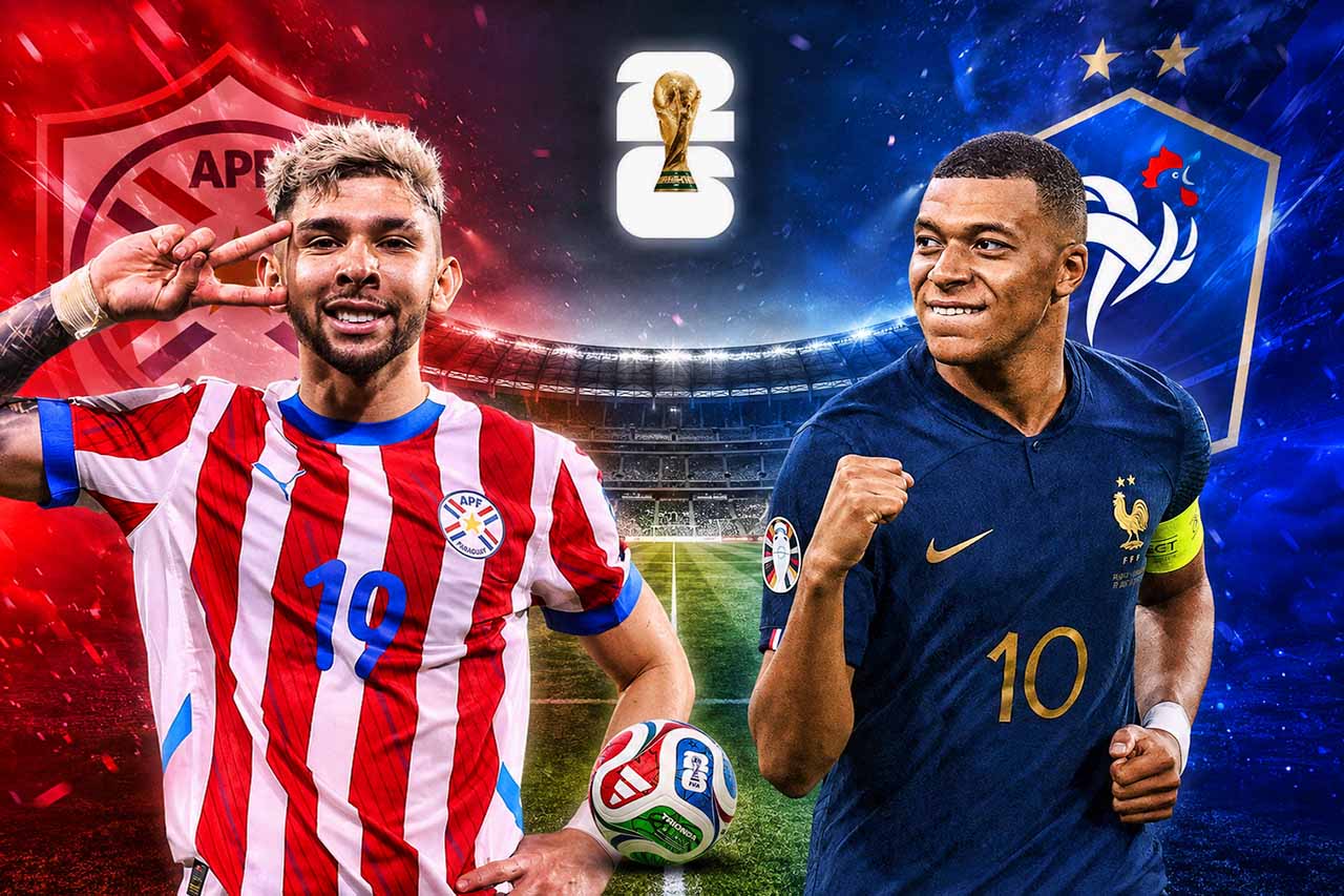 Jogadores a seguir Paraguai vs França