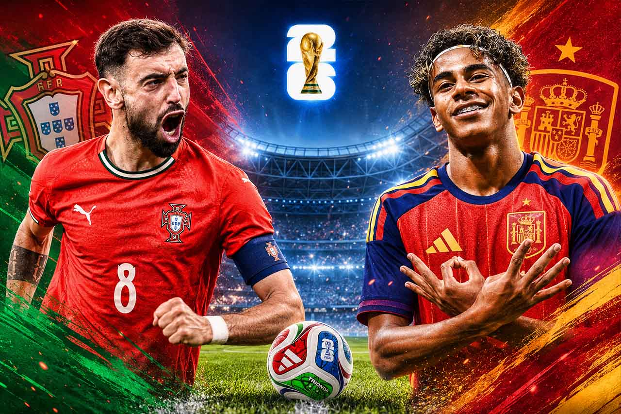 Jogadores a seguir Portugal vs Espanha