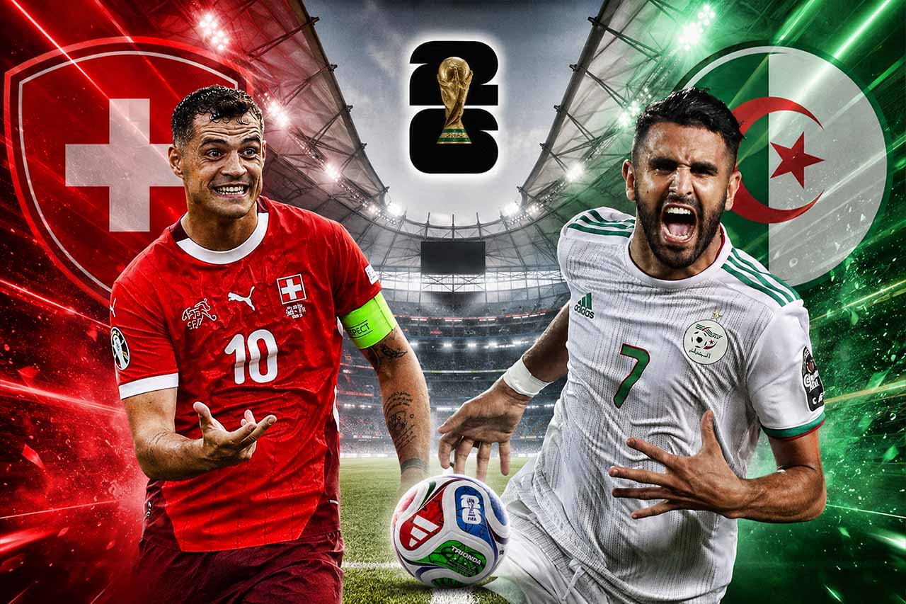 Jogadores a seguir Suíça vs Argélia