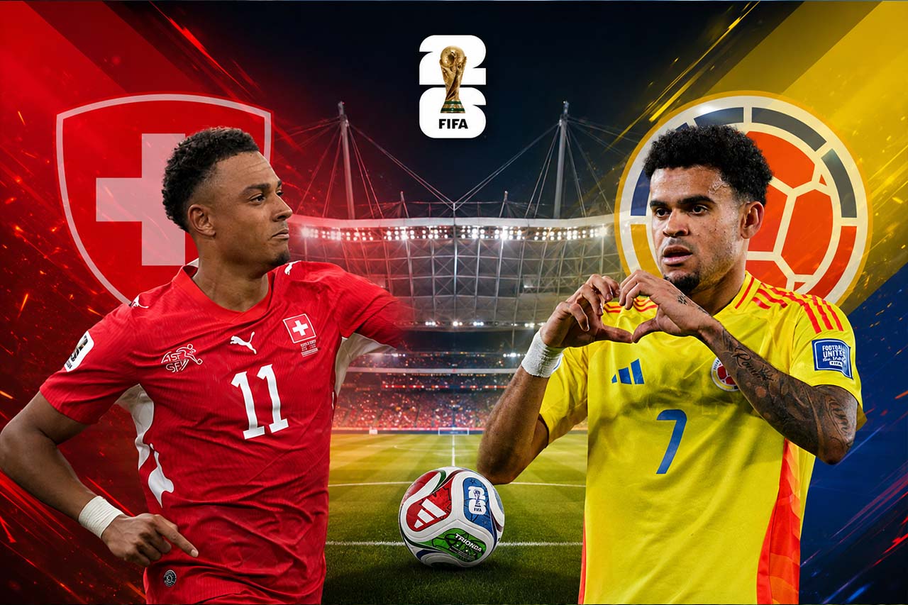 Jogadores a seguir Suíça vs Colômbia
