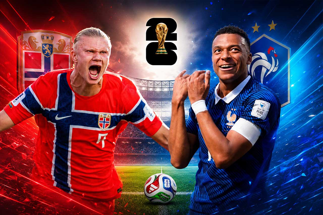 Jogadores em destaque Noruega vs França