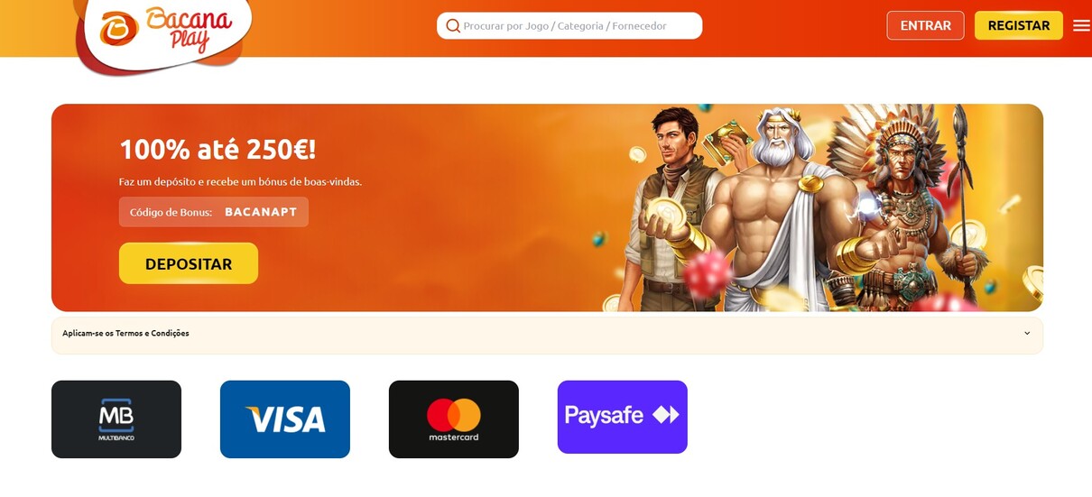 Metodos de pagamento Bacana Play Bonus pc