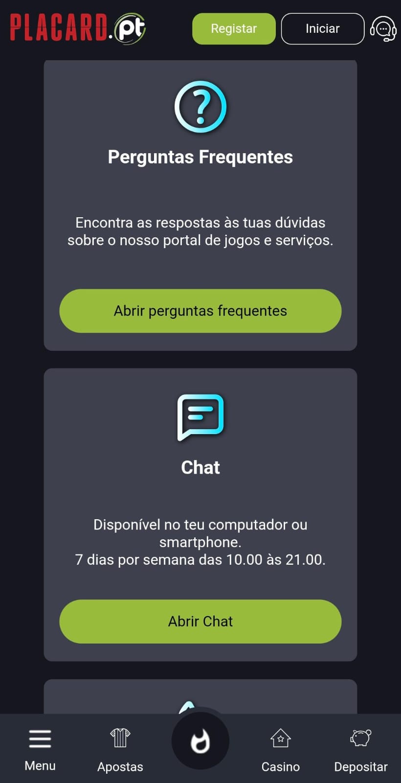 Placard Contactos