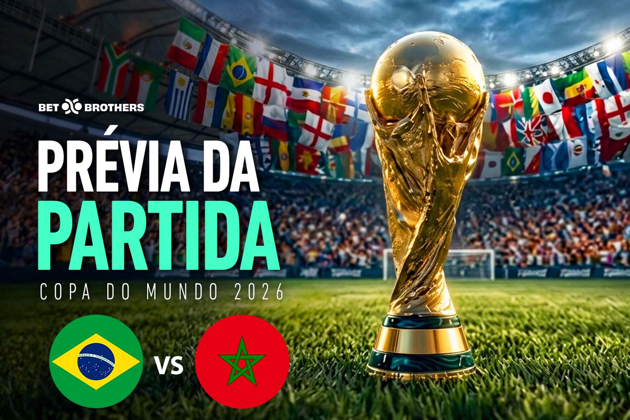 Prévia Brasil vs Marrocos no Mundial 2026