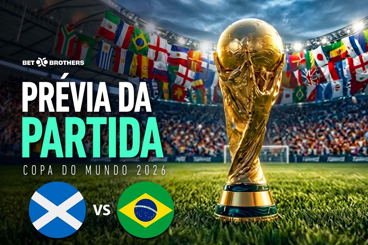Confronto da fase de grupos entre Escócia e Brasil.