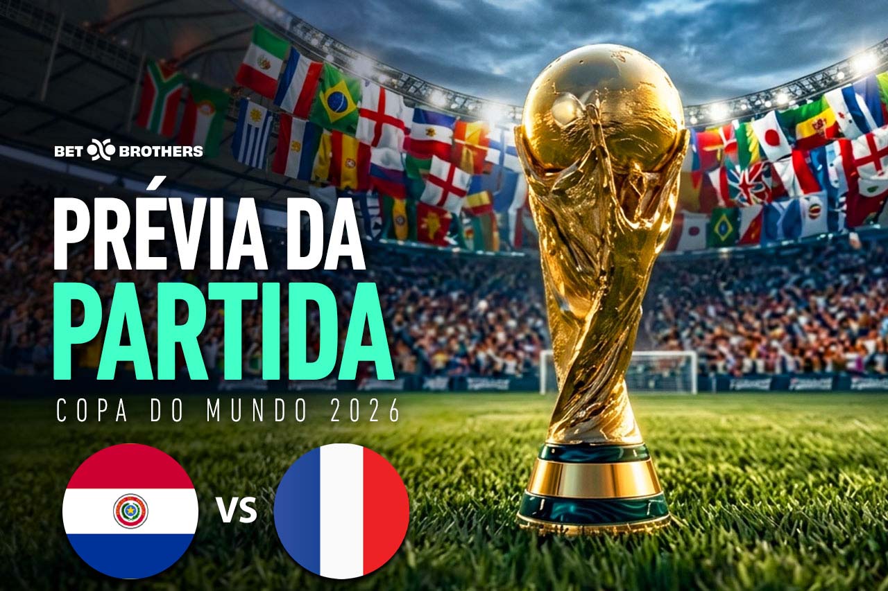 Confronto dos 8 avos de final entre Paraguai e França.