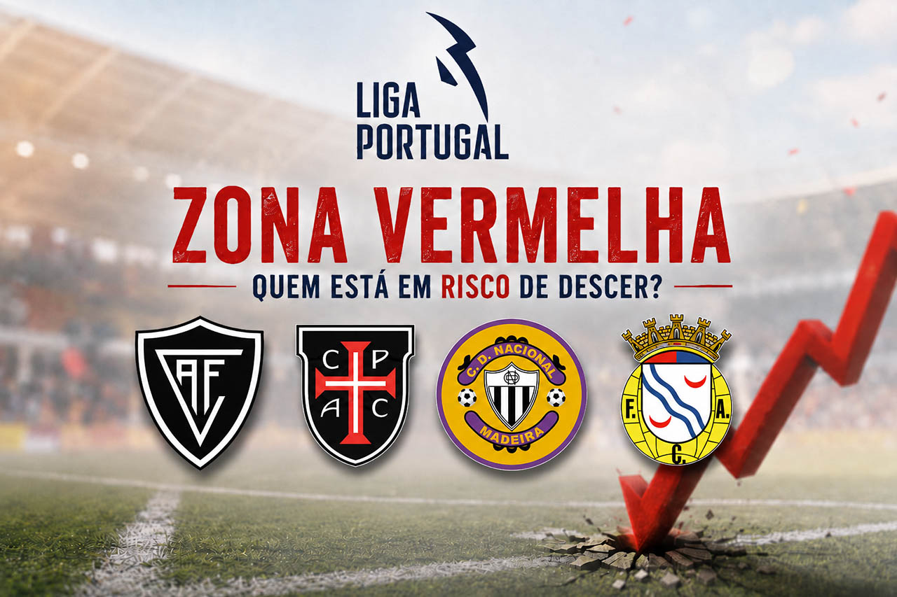Quem vai descer Liga Portugal entre os clubes em maior risco