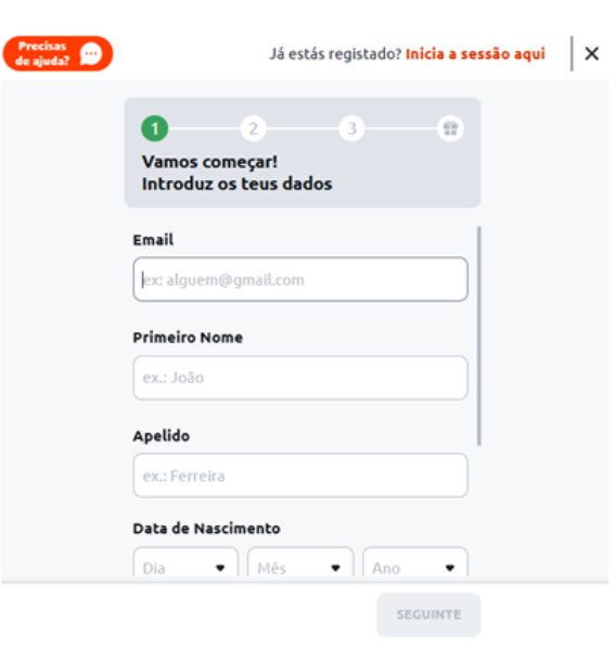 Registro Betano